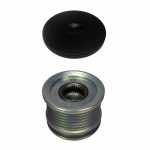Polia com sistema roda-livre do alternador Audi Ford Seat Skoda Volkswagen Beetle Bora Golf Passat Polo - kit