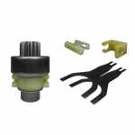 Impulsor 9 dentes c/ garfo Magneti Marelli E95 Fiat Fiorino Tipo Uno - kit