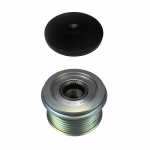 Polia com sistema roda-livre do alternador Nissan Armada Frontier Pathfinder Qashqai - kit
