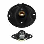 Mancal traseiro (coletor) com bucha e tampa de fechamento do motor de partida Bosch DB/DW (motor de partida com giro para direita e porta-escovas com distância entre os furos de 43mm)