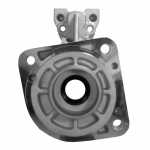 Mancal dianteiro (motriz) com rolamento e retentor do motor de partida Mitsubishi Marcopolo Volare Volvo VM210 VM260 VM310 Volkswagen caminhão Constellation ônibus (com motor MWM eletrônico) - vista frontal