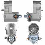 Bobina do relé de partida montada no mancal intermediário 24V Denso Case Cummins John Deere - kit