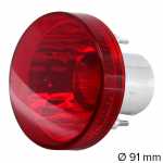 Lanterna traseira vermelha redonda lado direito/esquerdo Mitsubishi L200 Pajero